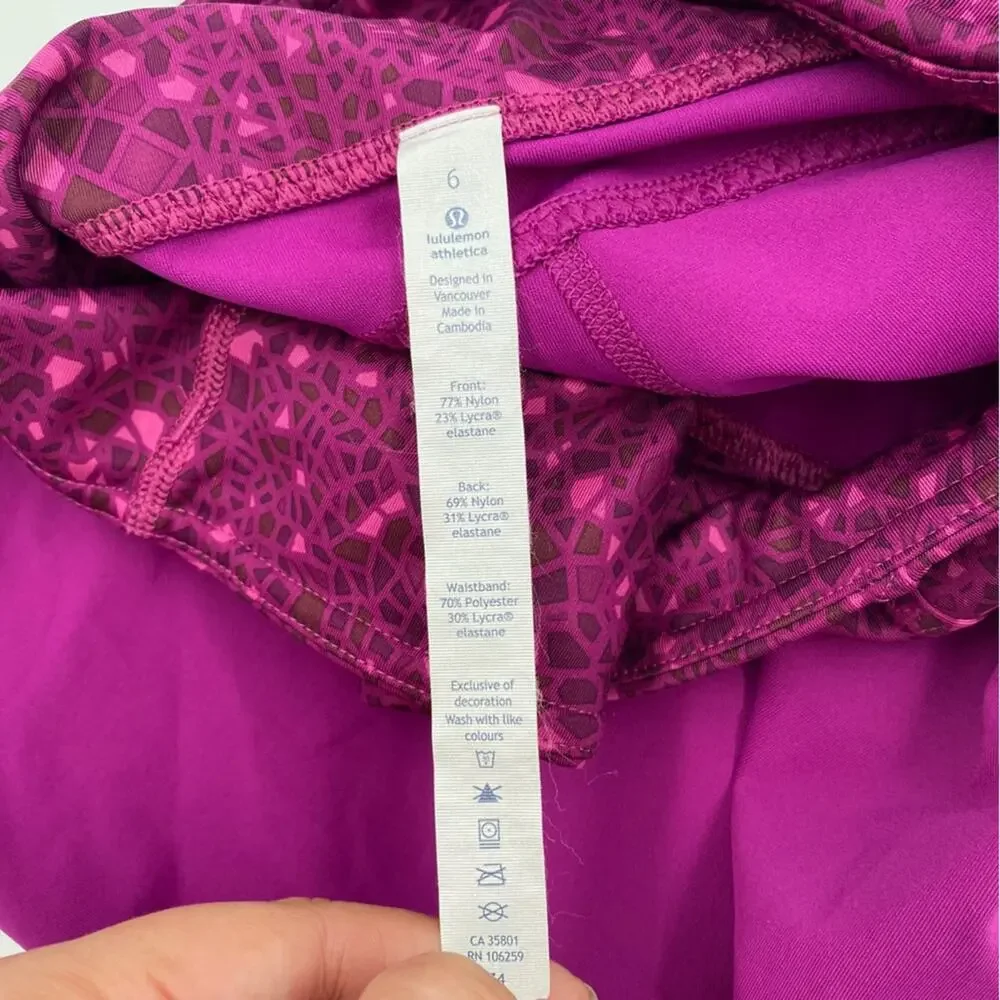 Lululemon Real Quick Tight Regal Plum Size 6‎ Leggings